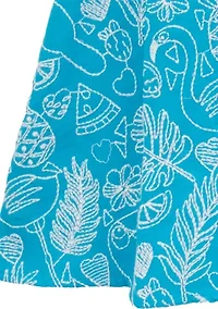 Girls 4-6x Printed Dress