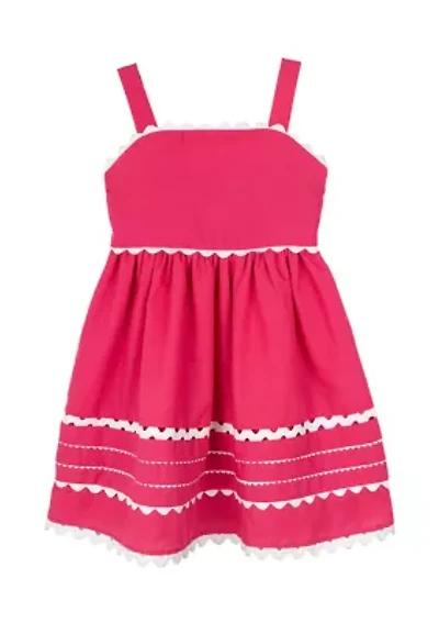 Girls 4-6x Striped Dress