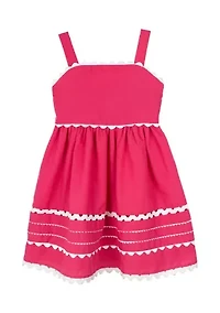 Girls 4-6x Striped Dress