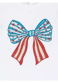 Girls Tiered Skirt and Top Set