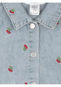 Girls 4-6 Gingham Skort Set