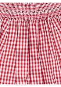 Girls 4-6 Gingham Skort Set