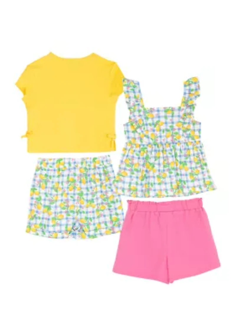 Girls 4-6 Lemon Set