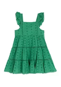 Girls 4-6 Floral Eyelet Set