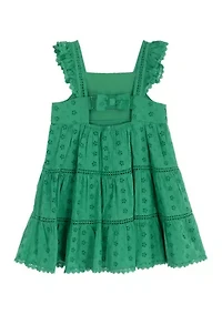 Girls 4-6 Floral Eyelet Set