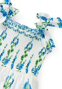 Girls 4-6 Tropical Printed Maxi Dress