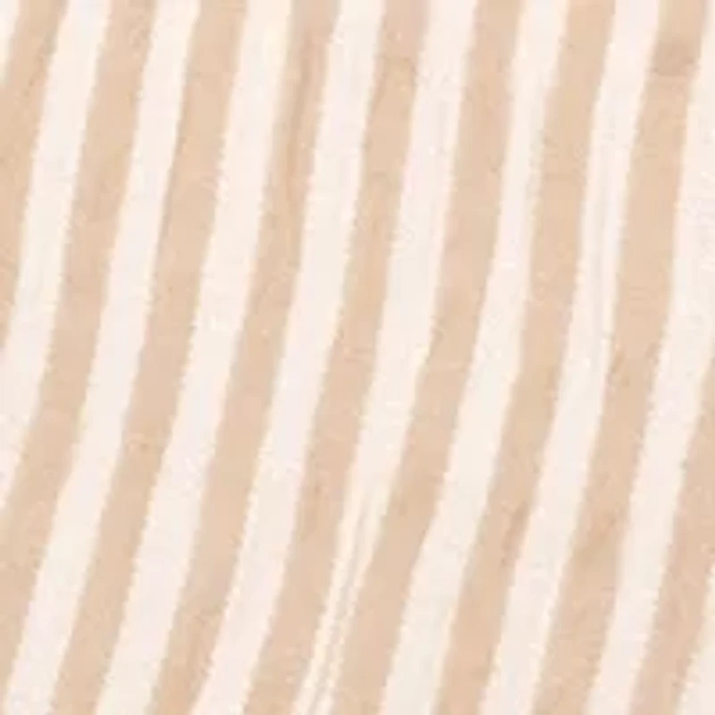 Girls 7-16 Striped Woven Embellished Romper with Self Tie