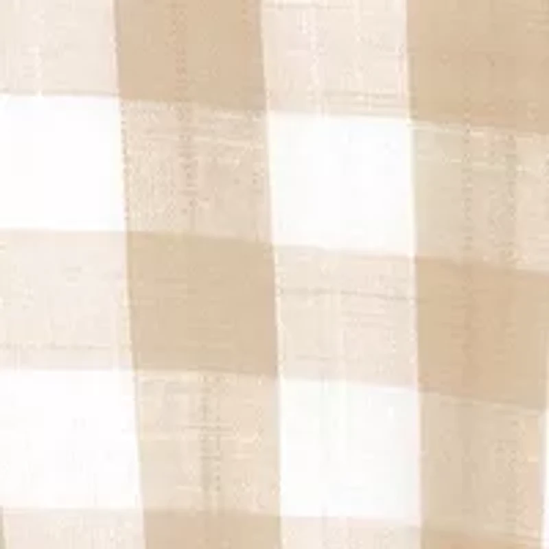 Girls 7-16 Gingham Asymmetrical Bodice Dress with Smocked Waist and Tiered Skirt