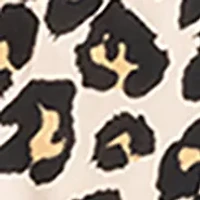 Girls 7-16 Short Sleeve Top with Leopard Printed Shorts