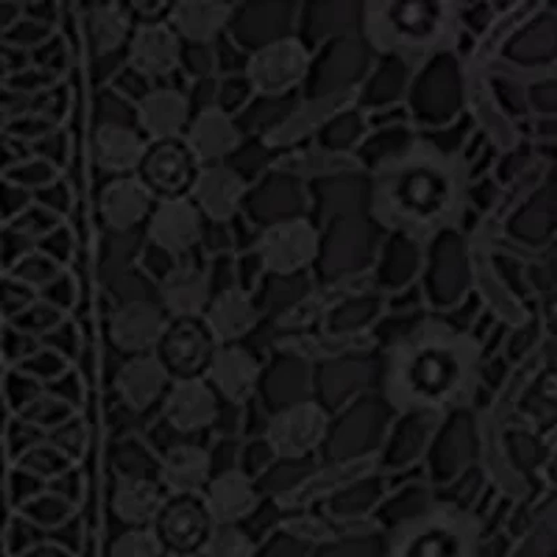 Girls 7-16 Crochet Knit Gauze Dress