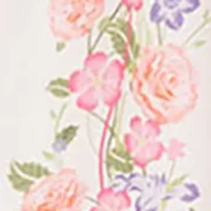 Girls 7-16 Floral Printed Ric Rac Maxi Dress