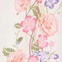 Girls 7-16 Floral Printed Ric Rac Maxi Dress