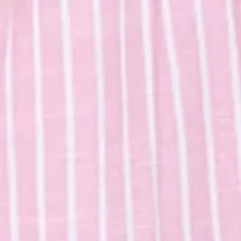 Girls 7-16 Stripe Ruched Ruffle Dress