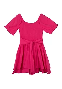 Girls 7-16 Ruched Romper