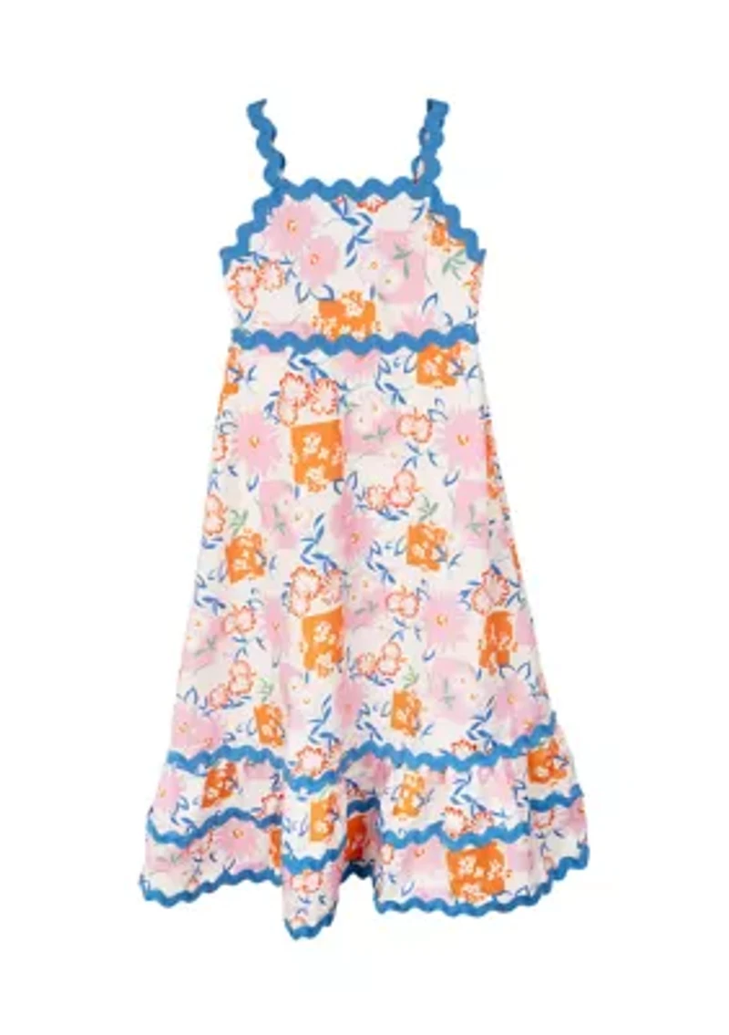 Girls 7-16 Printed Maxi Dress