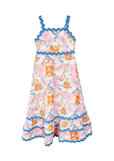 Girls 7-16 Printed Maxi Dress