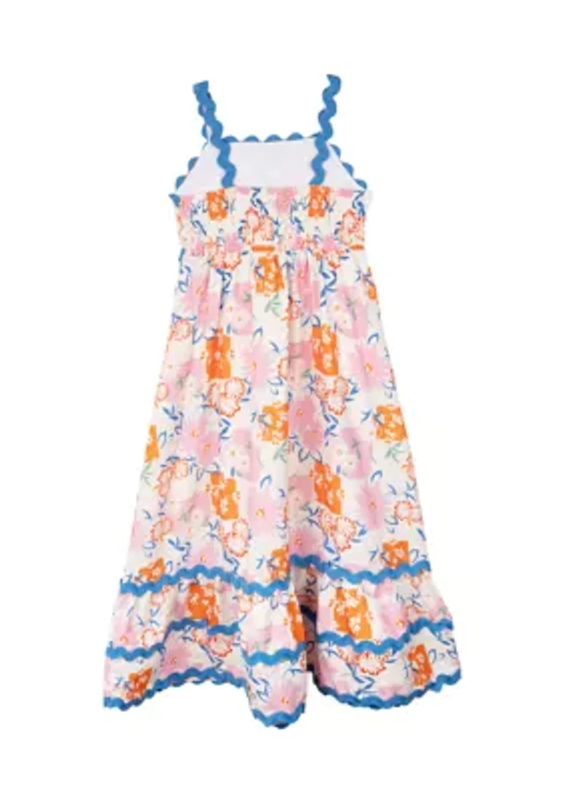 Girls 7-16 Printed Maxi Dress