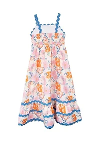 Girls 7-16 Printed Maxi Dress