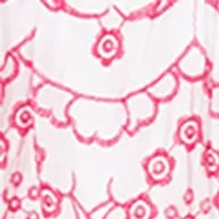 Girls 7-16 Eyelet Printed Maxi Dress