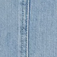 Girls 7-16 Denim Dress with Tiered Skirt