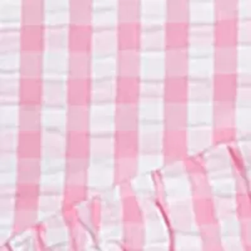 Girls 7-16 Gingham Top and Skort Set