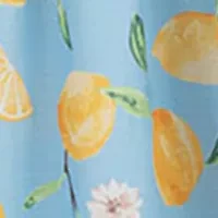 Girls 7-16 Lemon Print Smock Dress