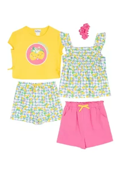 Girls 7-16 Lemon Set