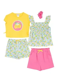 Girls 7-16 Lemon Set