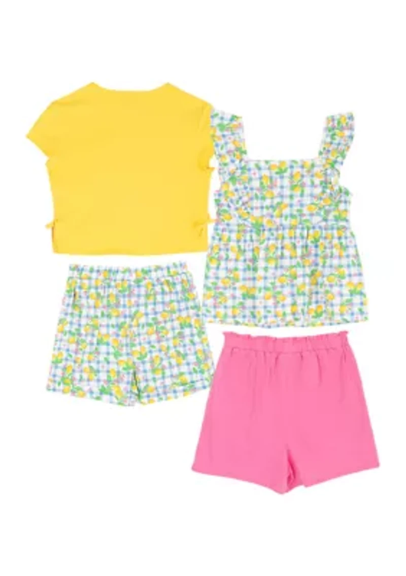 Girls 7-16 Lemon Set