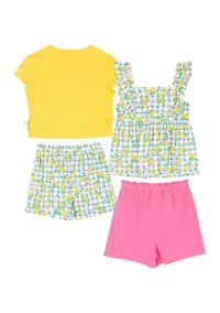 Girls 7-16 Lemon Set