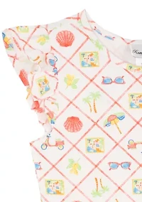 Girls 7-16 Beach Set Dress