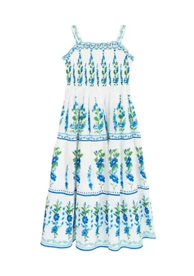 Girls 7-16 Tropical Maxi Dress