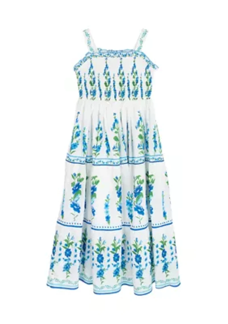 Girls 7-16 Tropical Maxi Dress