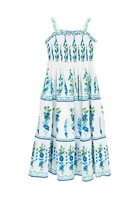 Girls 7-16 Tropical Maxi Dress