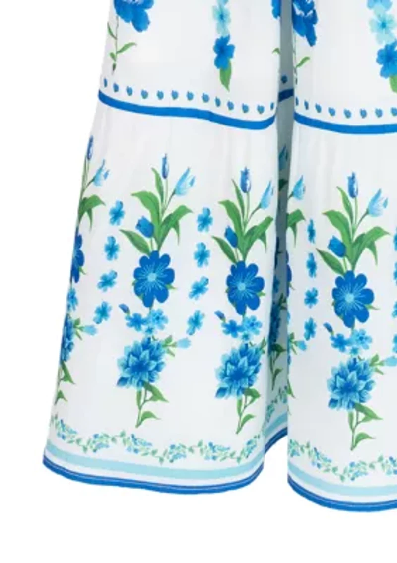 Girls 7-16 Tropical Maxi Dress