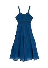 Girls 7-16 Gauze Maxi Dress