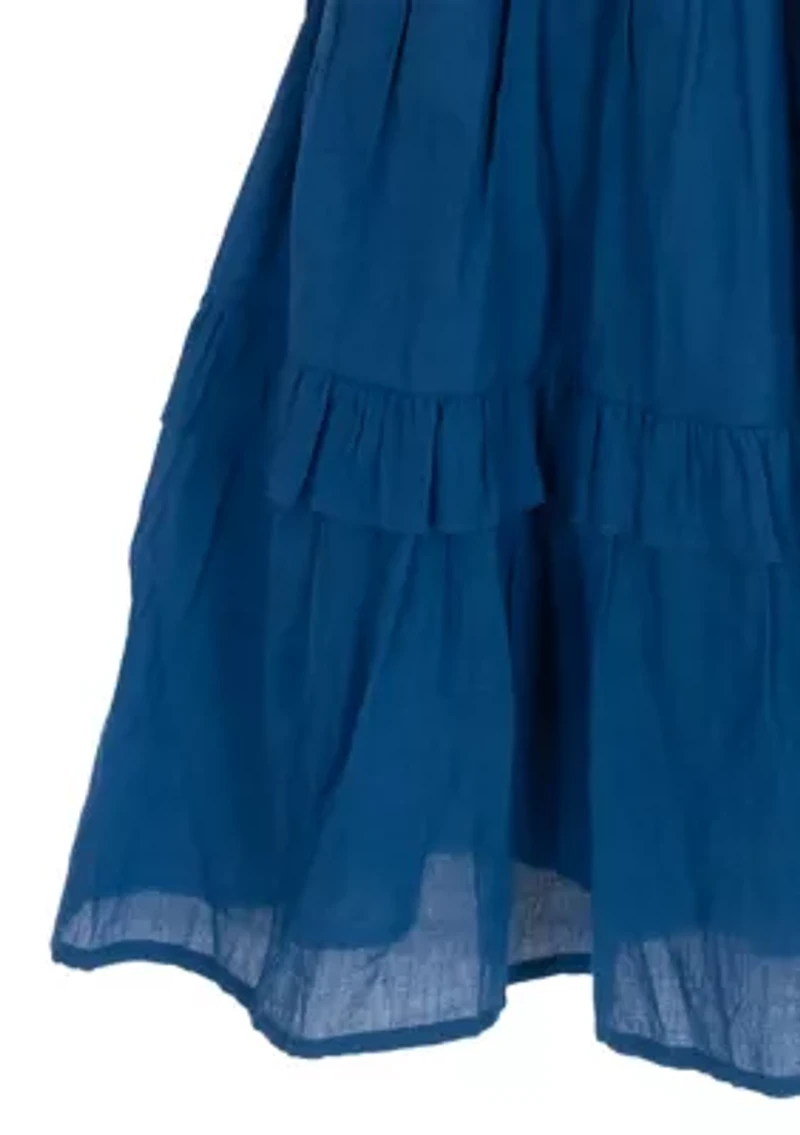 Girls 7-16 Gauze Maxi Dress