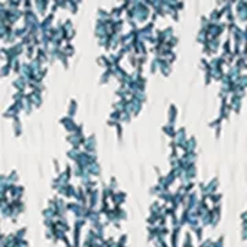 Girls 7-16 Block Print Smocked Dress