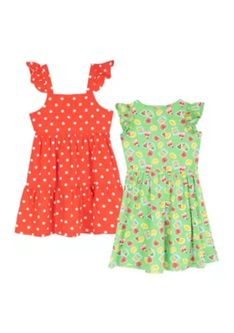 Girls 7-16 Fruit Dress Set
