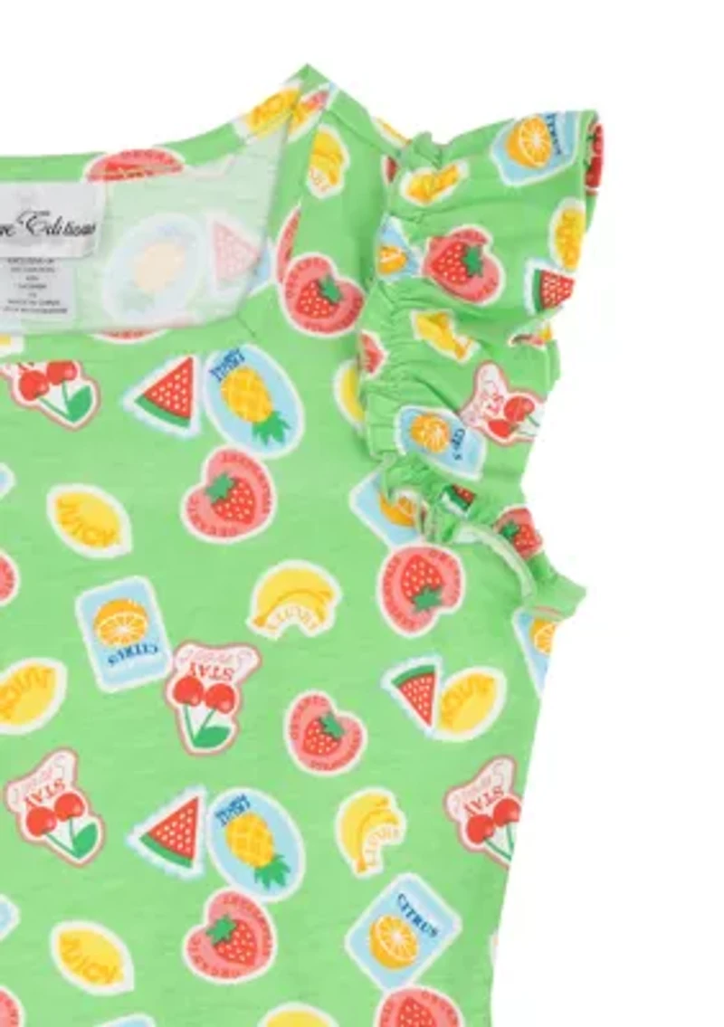 Girls 7-16 Fruit Dress Set