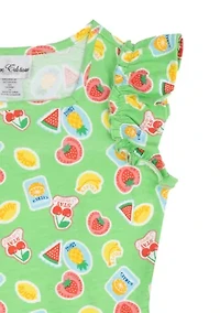 Girls 7-16 Fruit Dress Set