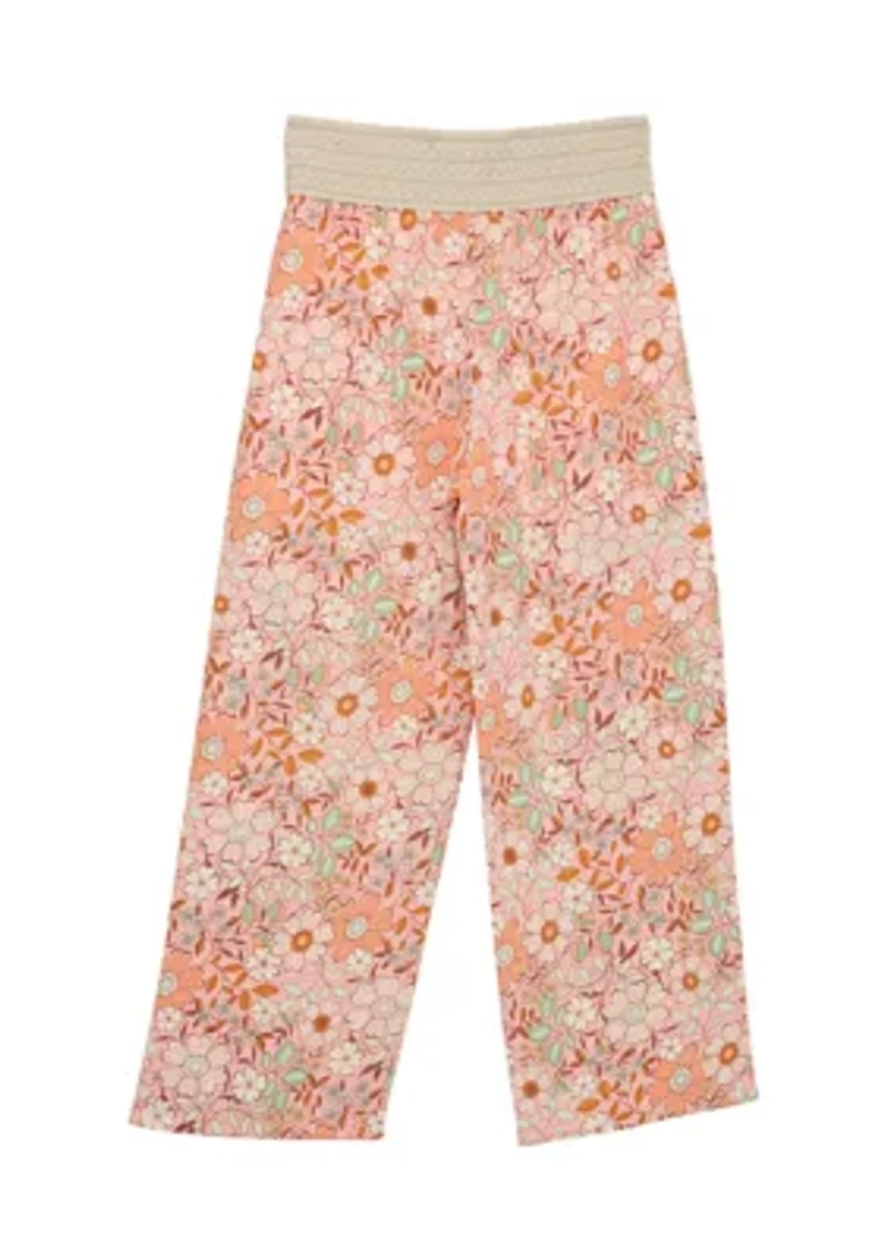 Girls 7-16 Printed Beach Pants
