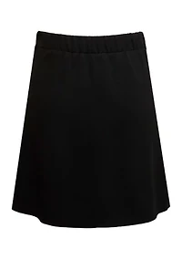 Girls 7-16 Black Ring Skirt