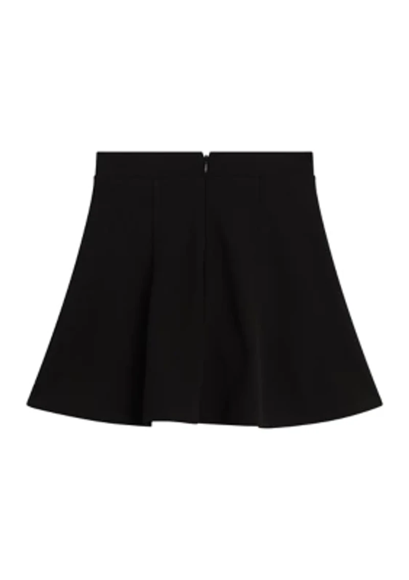 Girls 7-16 Scuba Crepe Skirt