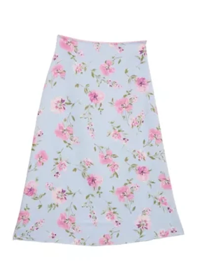 Girls 7-16 Printed Woven Maxi Skirt