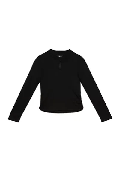 Girls 7-16 Mock Neck Top