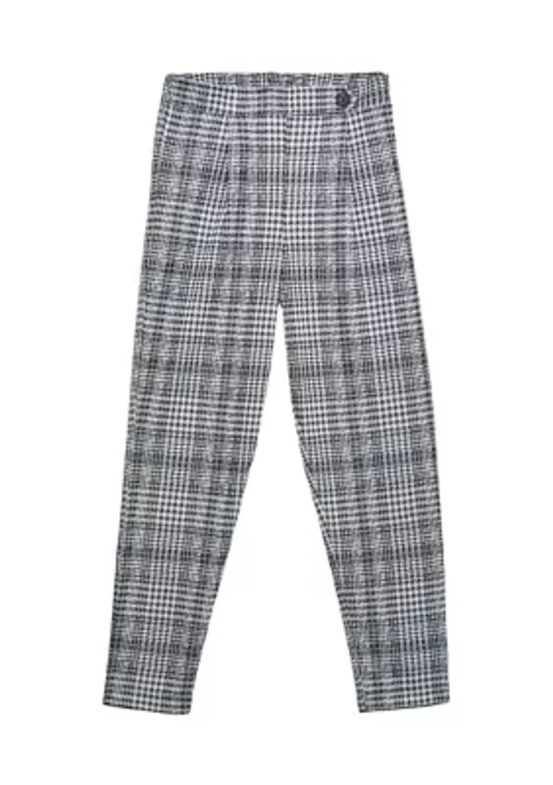 Girls 7-16  Plaid Pants