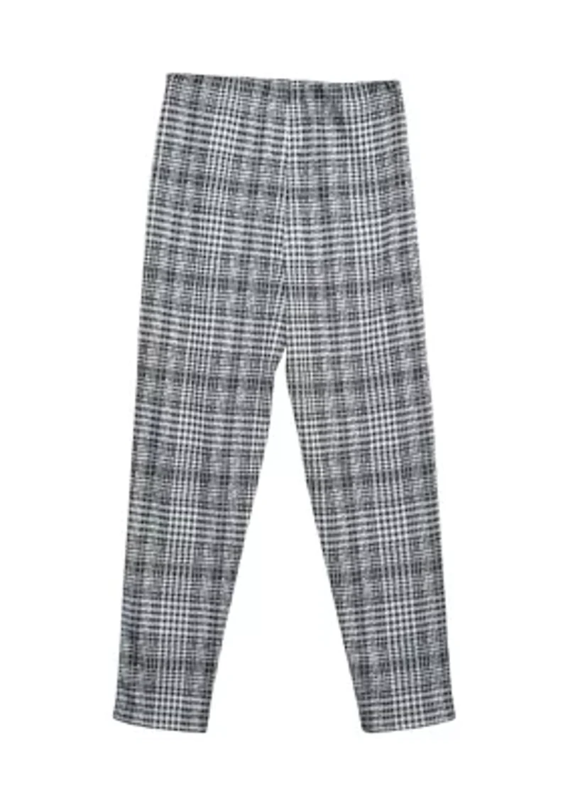 Girls 7-16  Plaid Pants