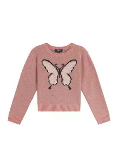 Girls 7-16 Loopy Butterfly Sweater