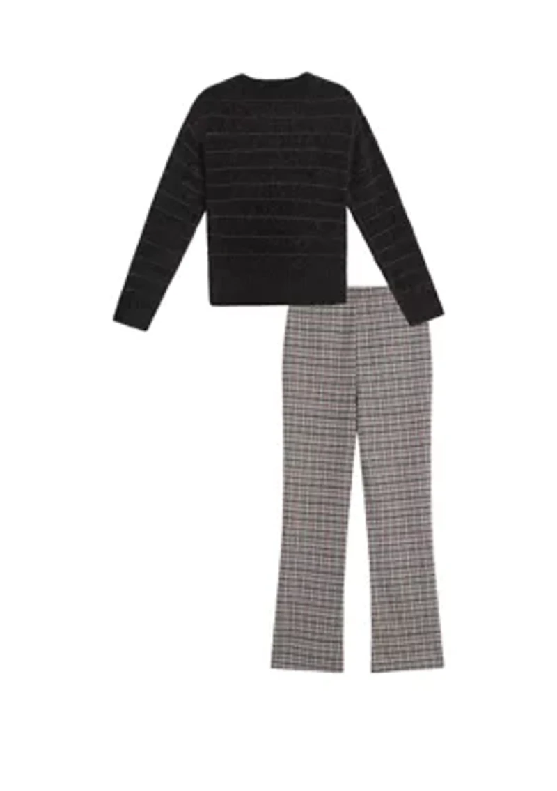 Girls 7-16 Chenille Sweater Set
